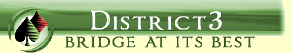 ACBL District 3 Banner